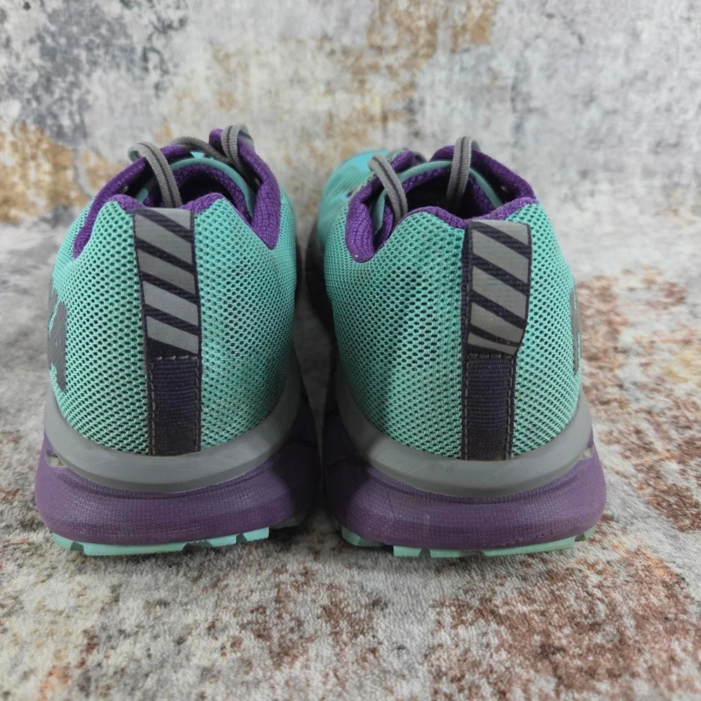 Hoka Challenger ATR 4 Running Shoes Womens 11 Blue Purple Trail Trainers 1018295